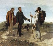Gustave Courbet bonjour monsieur courbet china oil painting reproduction